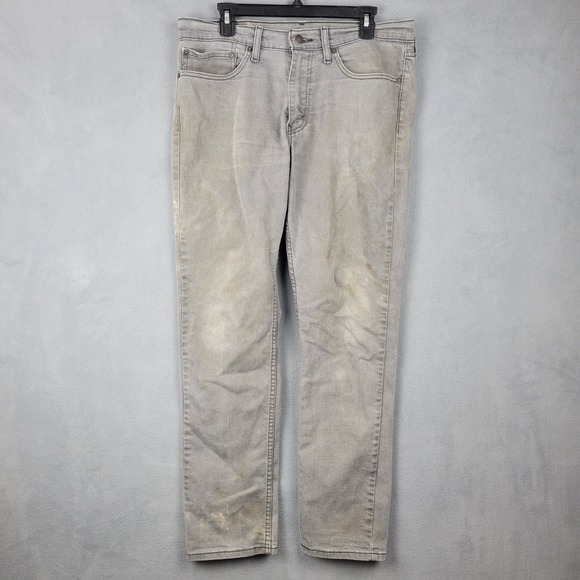Levi's Other - Levis 511 Jeans Men 34x32 Gray Denim Slim Fit Cotton Stretch Straight Leg Casual